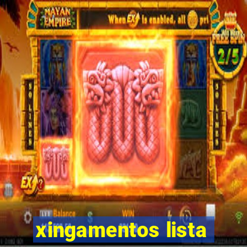 xingamentos lista