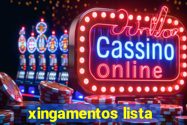 xingamentos lista