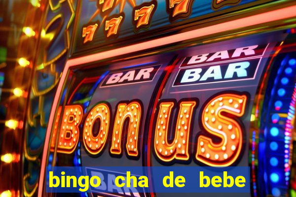 bingo cha de bebe cartelas para imprimir