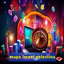 mapa israel palestina