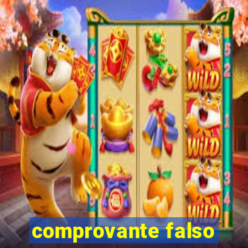 comprovante falso