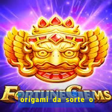 origami da sorte o que escrever