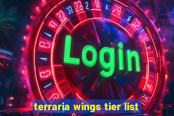 terraria wings tier list