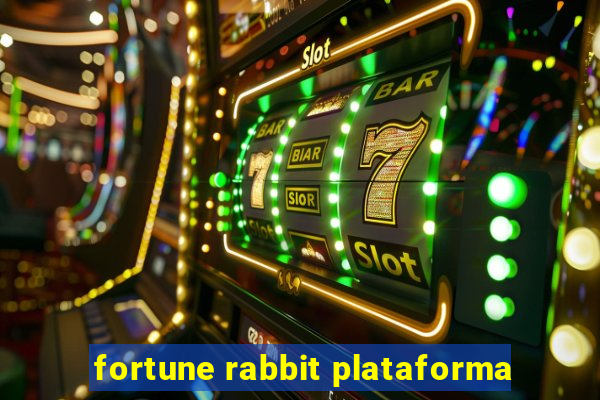 fortune rabbit plataforma