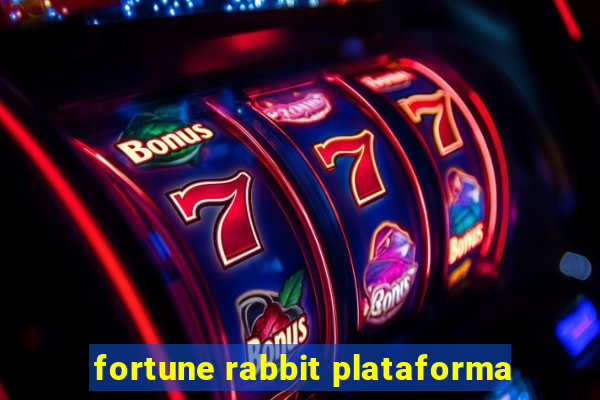 fortune rabbit plataforma