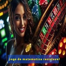 jogo de matematica reciclavel