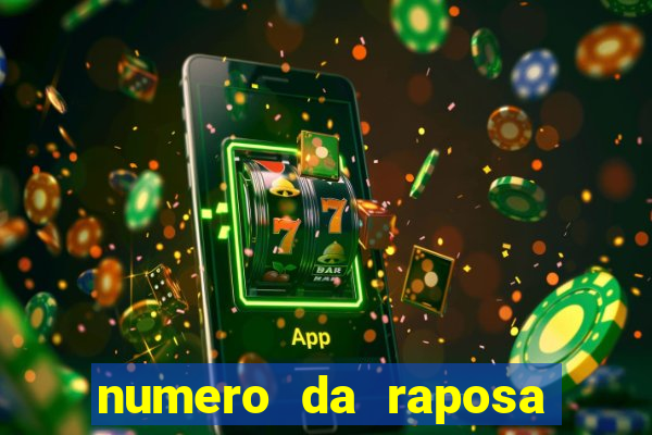 numero da raposa jogo do bicho