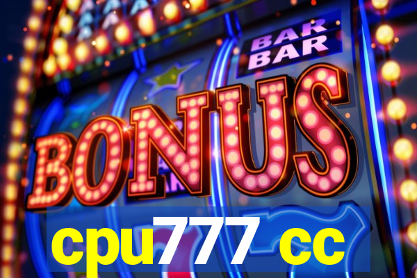 cpu777 cc