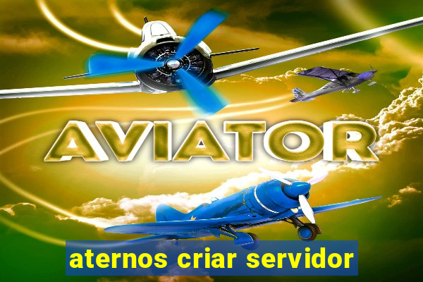 aternos criar servidor