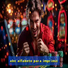 abc alfabeto para imprimir