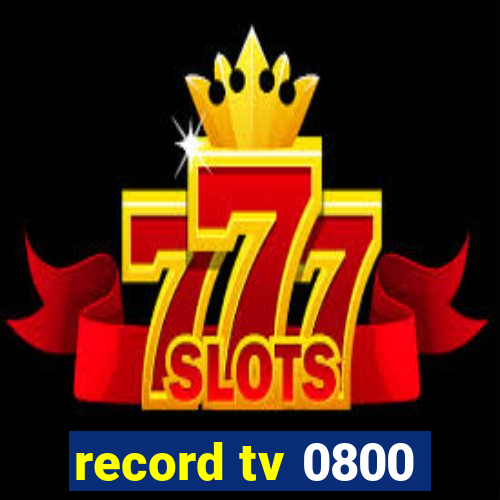 record tv 0800