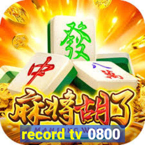 record tv 0800