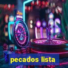 pecados lista