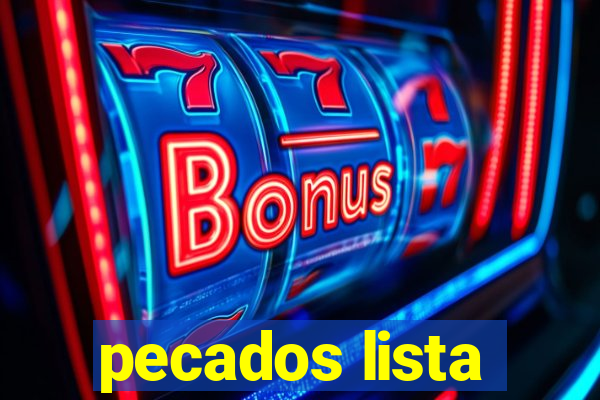 pecados lista