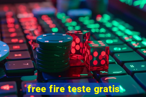 free fire teste gratis