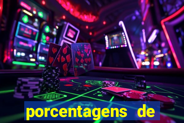 porcentagens de jogos pagantes