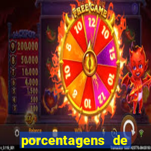 porcentagens de jogos pagantes