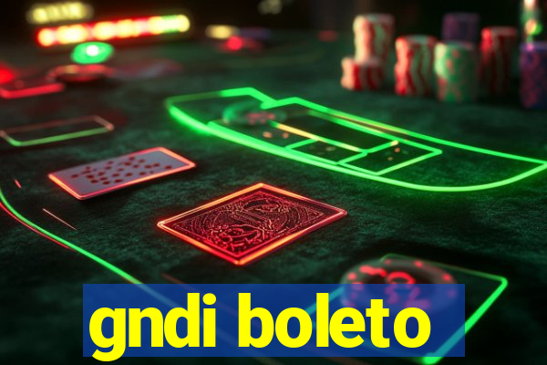 gndi boleto