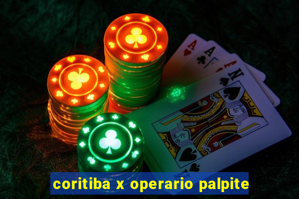 coritiba x operario palpite