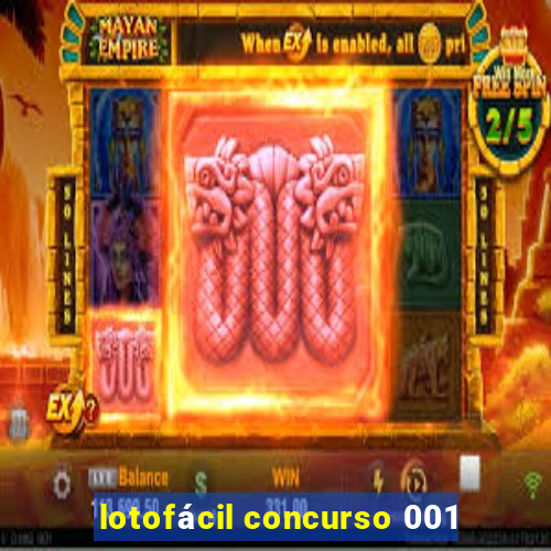 lotofácil concurso 001