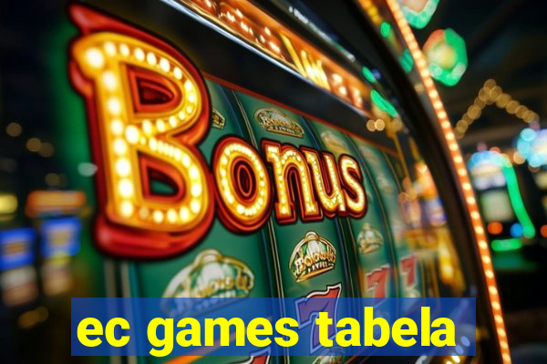 ec games tabela