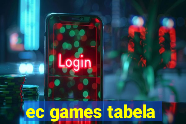 ec games tabela