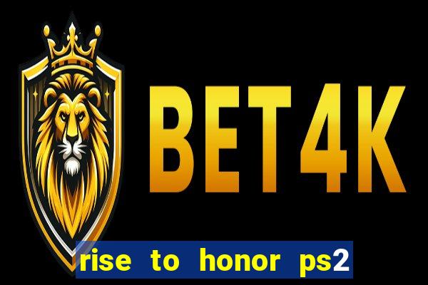 rise to honor ps2 iso pt br