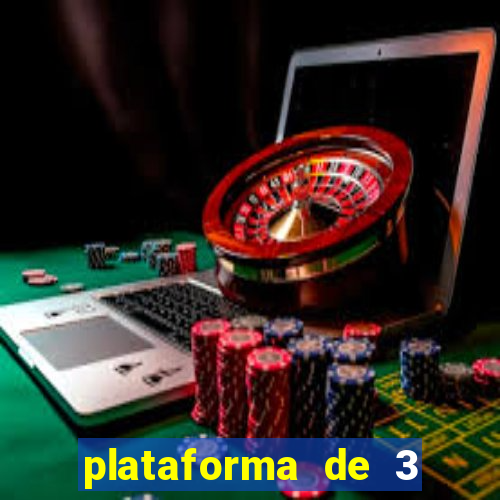 plataforma de 3 reais jogo