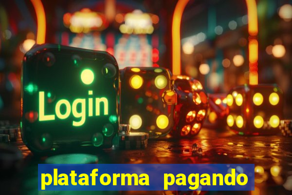 plataforma pagando bonus no cadastro