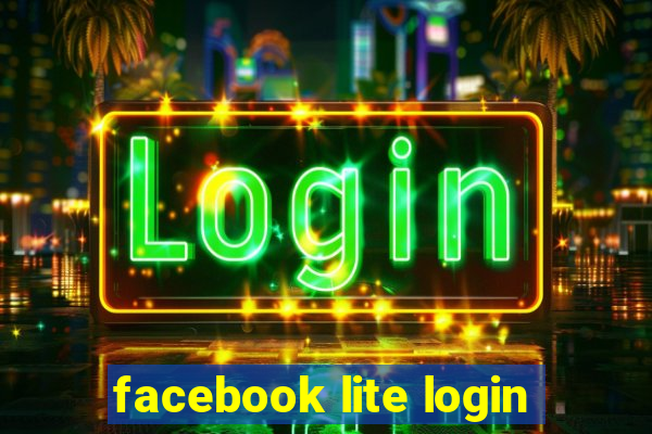 facebook lite login