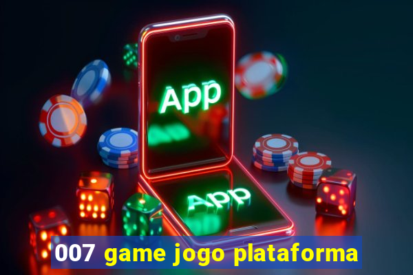 007 game jogo plataforma