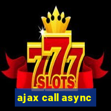 ajax call async