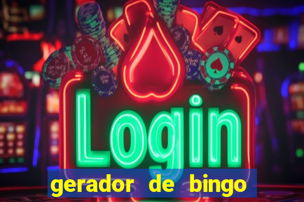 gerador de bingo cha de bebe