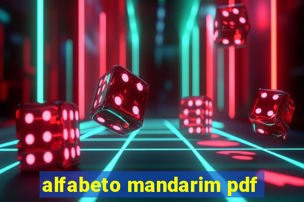 alfabeto mandarim pdf