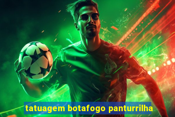 tatuagem botafogo panturrilha