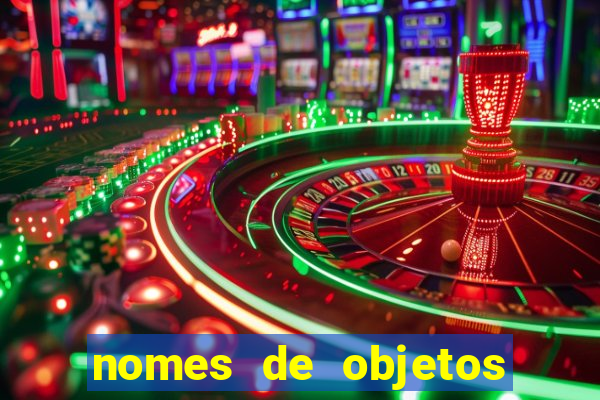 nomes de objetos de origem tupi guarani