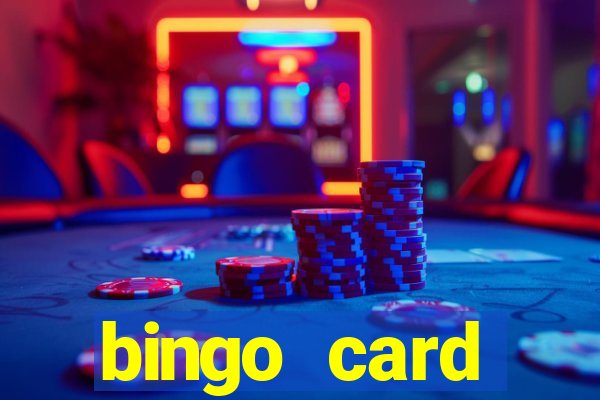 bingo card generator with pictures