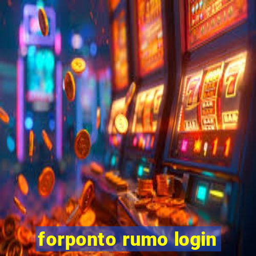 forponto rumo login