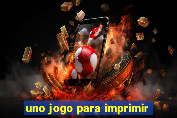 uno jogo para imprimir