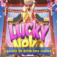 garoto de programa santos