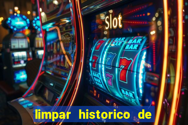 limpar historico de apostas bet365