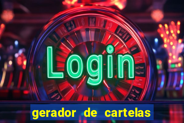 gerador de cartelas de bingo 1 a 99