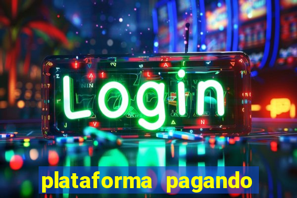 plataforma pagando no cadastro