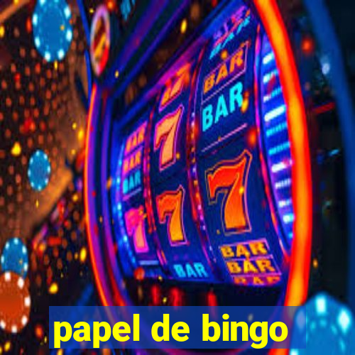 papel de bingo