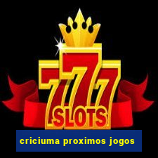 criciuma proximos jogos