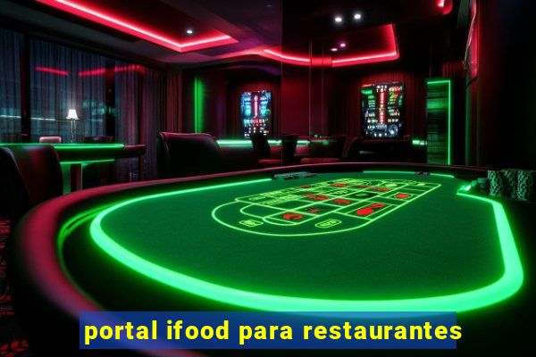 portal ifood para restaurantes