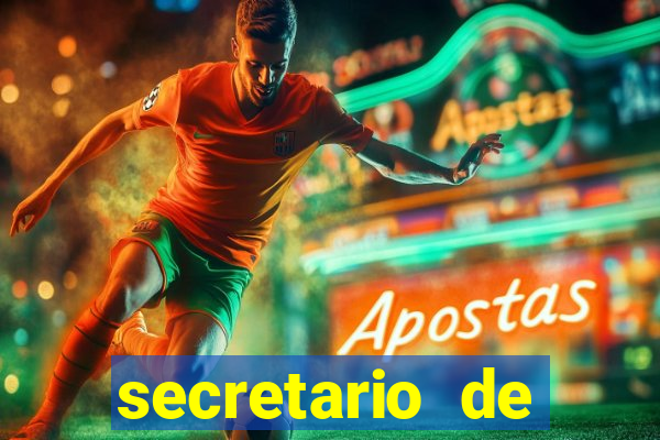 secretario de esporte salario