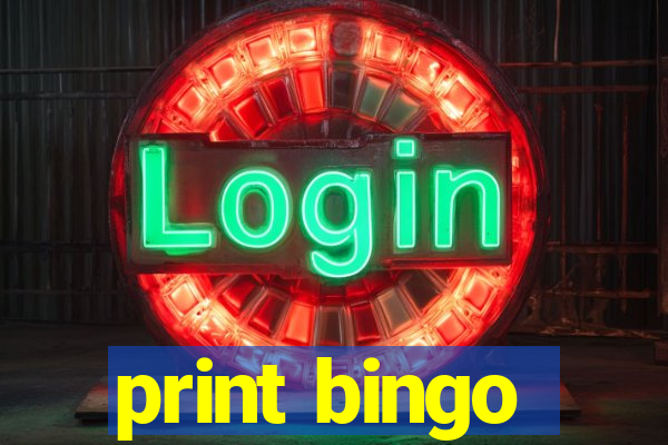 print bingo