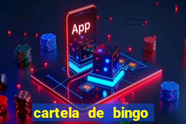 cartela de bingo cha de panela