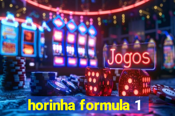 horinha formula 1